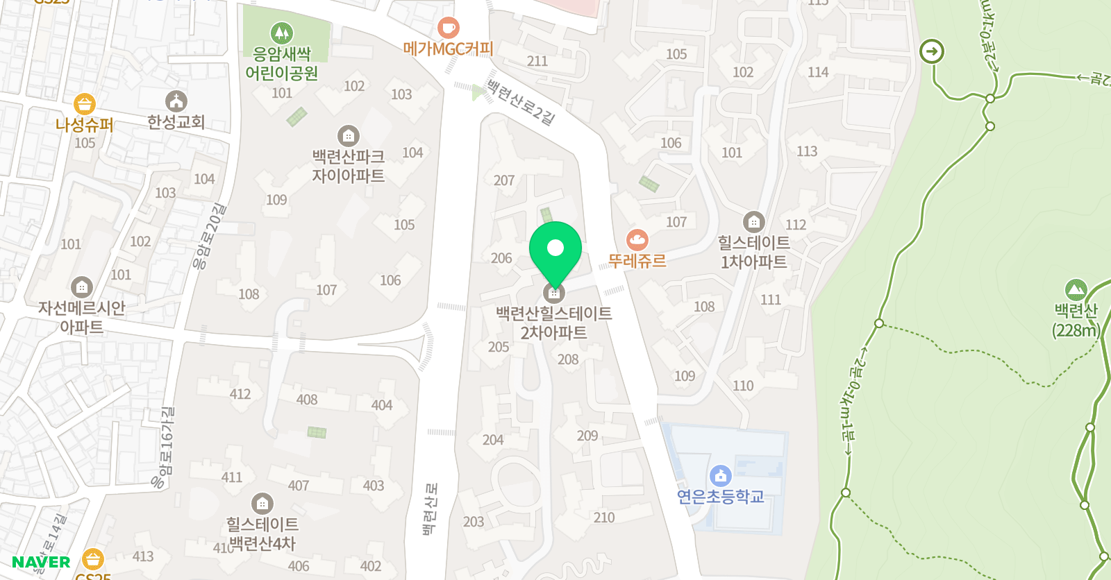 어뮤즈음악교습소 위치