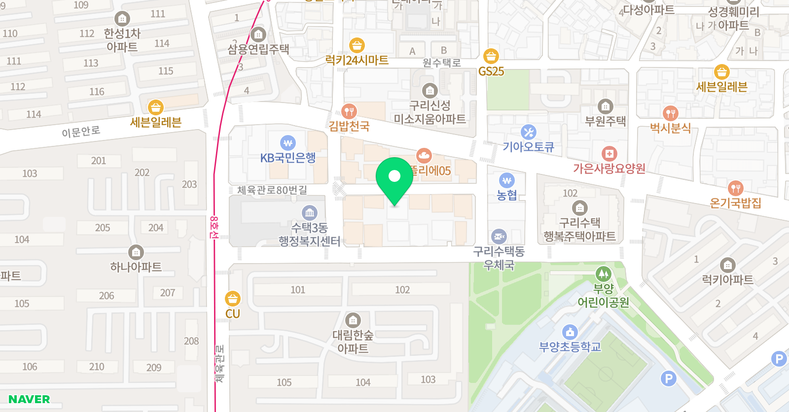 파이팅스테이션 복싱&그룹PT 학생전용센터 위치