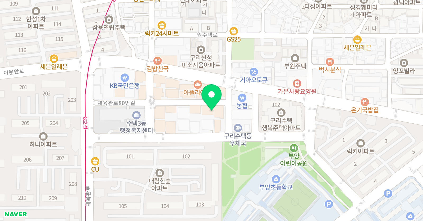 CSE 과학수학학원 위치