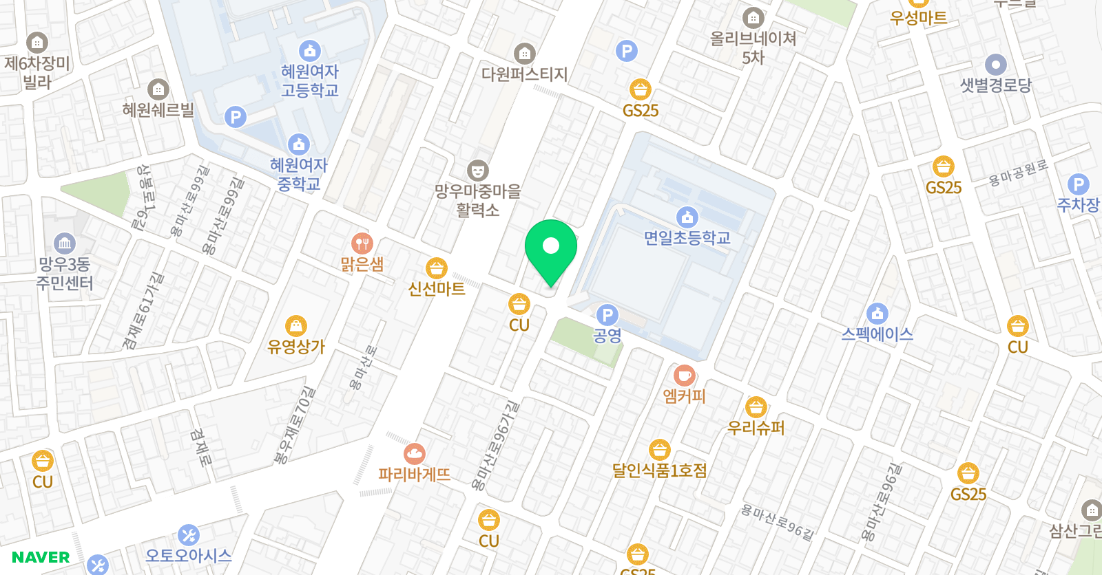 소리샘 음악학원 위치