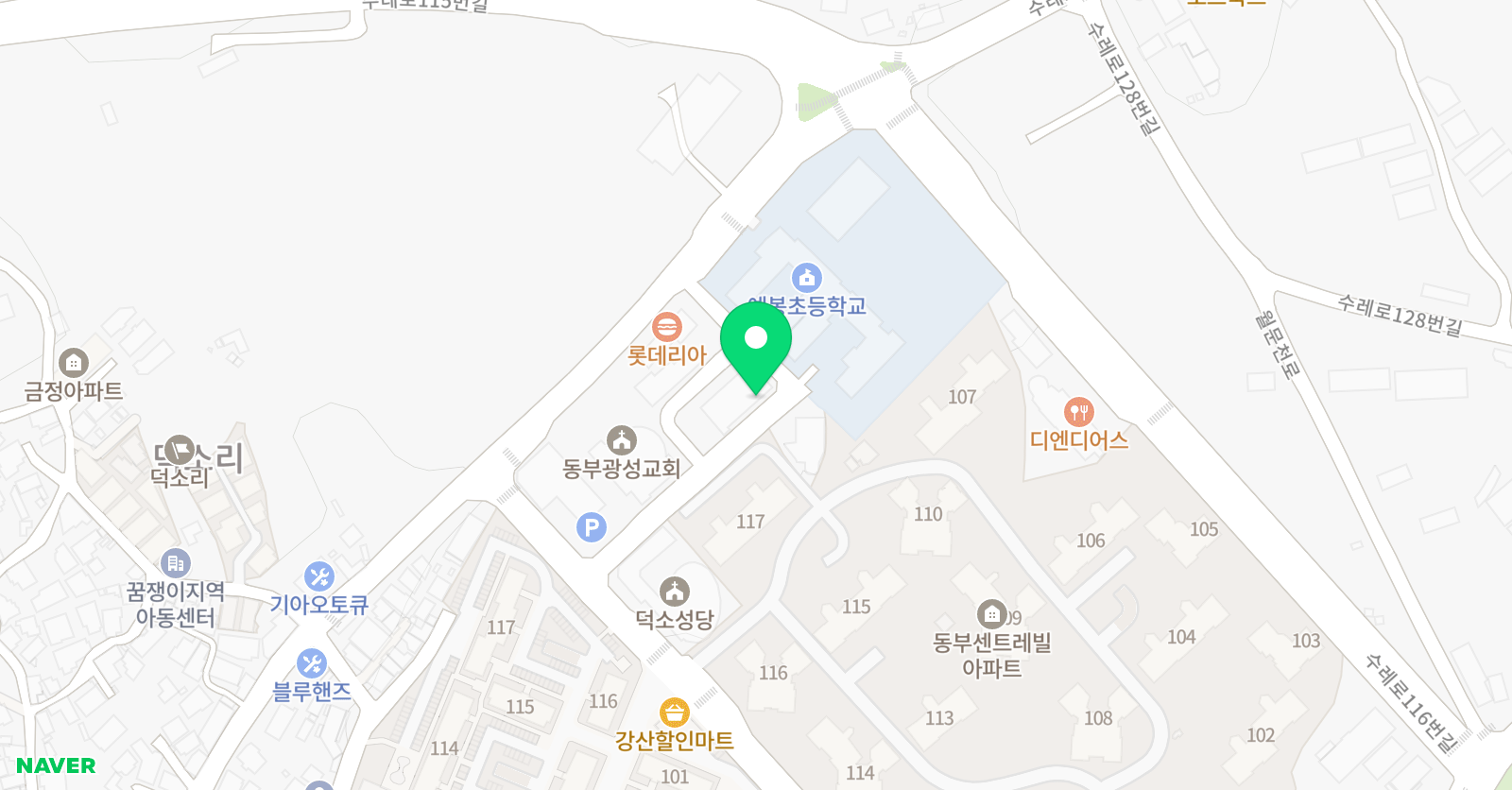 해법수학예봉 수학교습소 위치