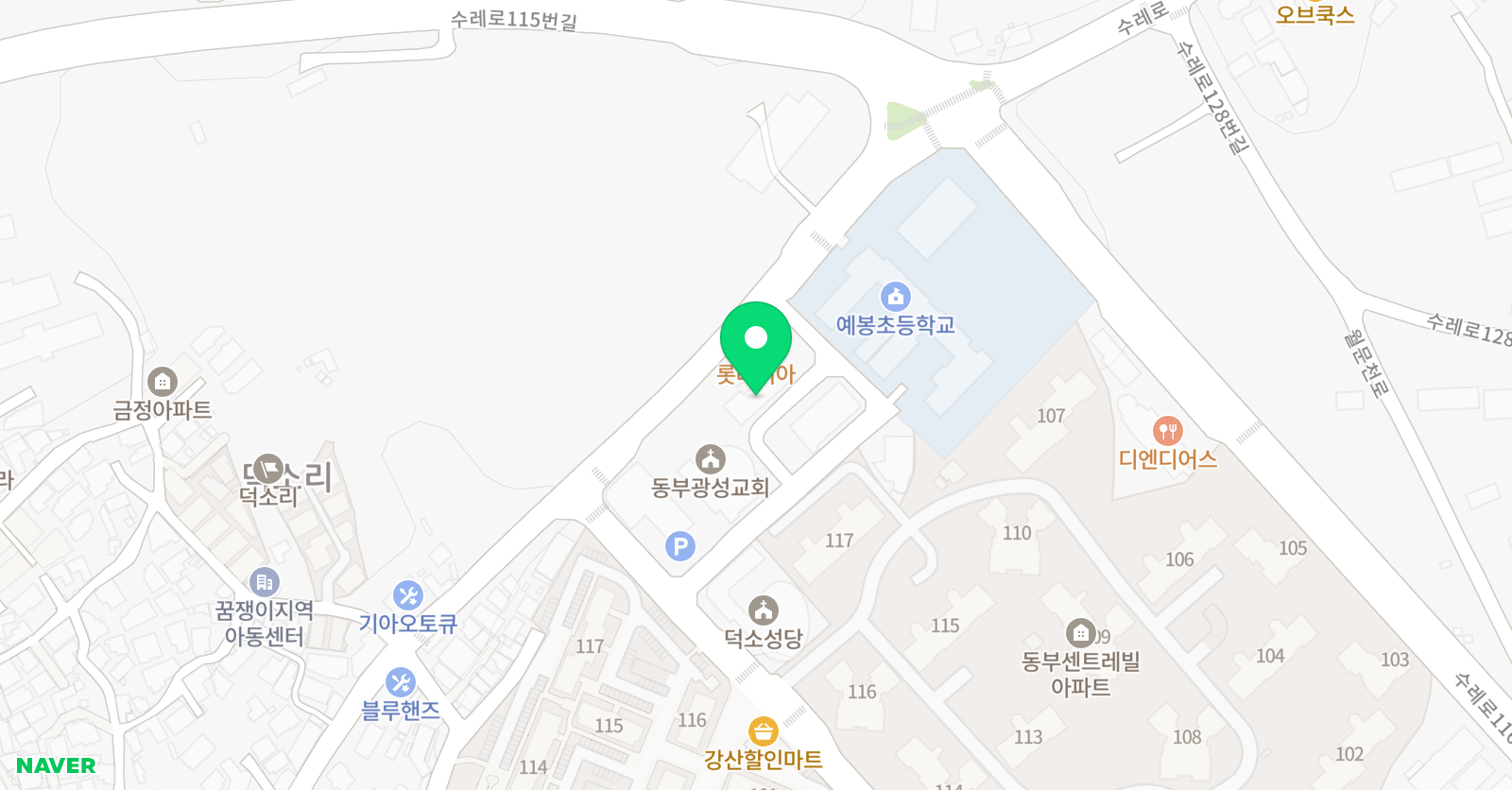 민앤마이노 유도&주짓수 덕소점 위치
