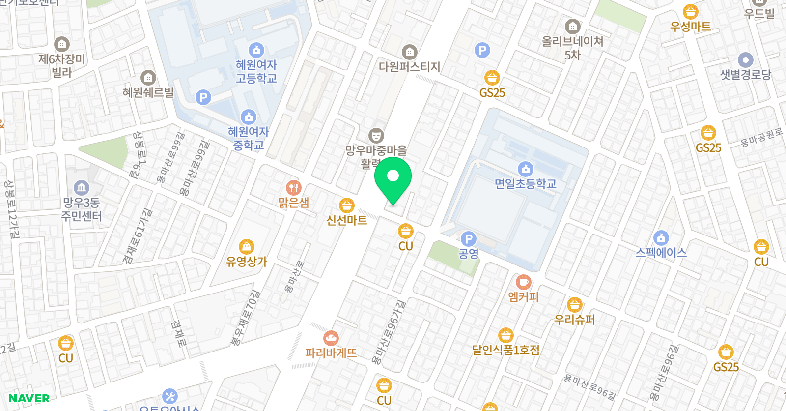 한우리 독서토론논술 중랑면일교습소 위치