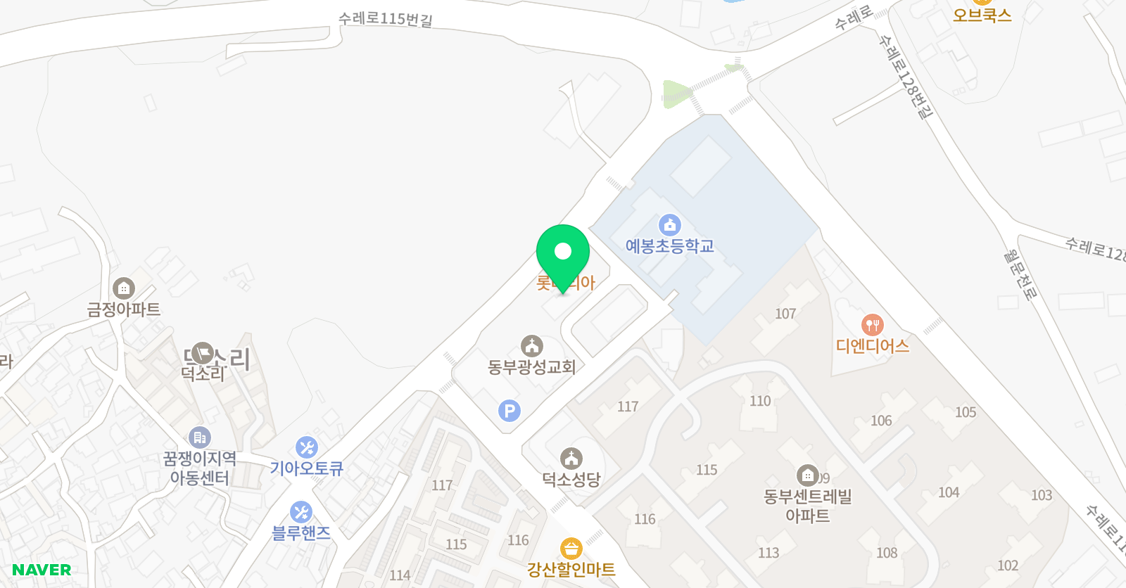 YBM램클래스 영어교습소 와부1센터 위치