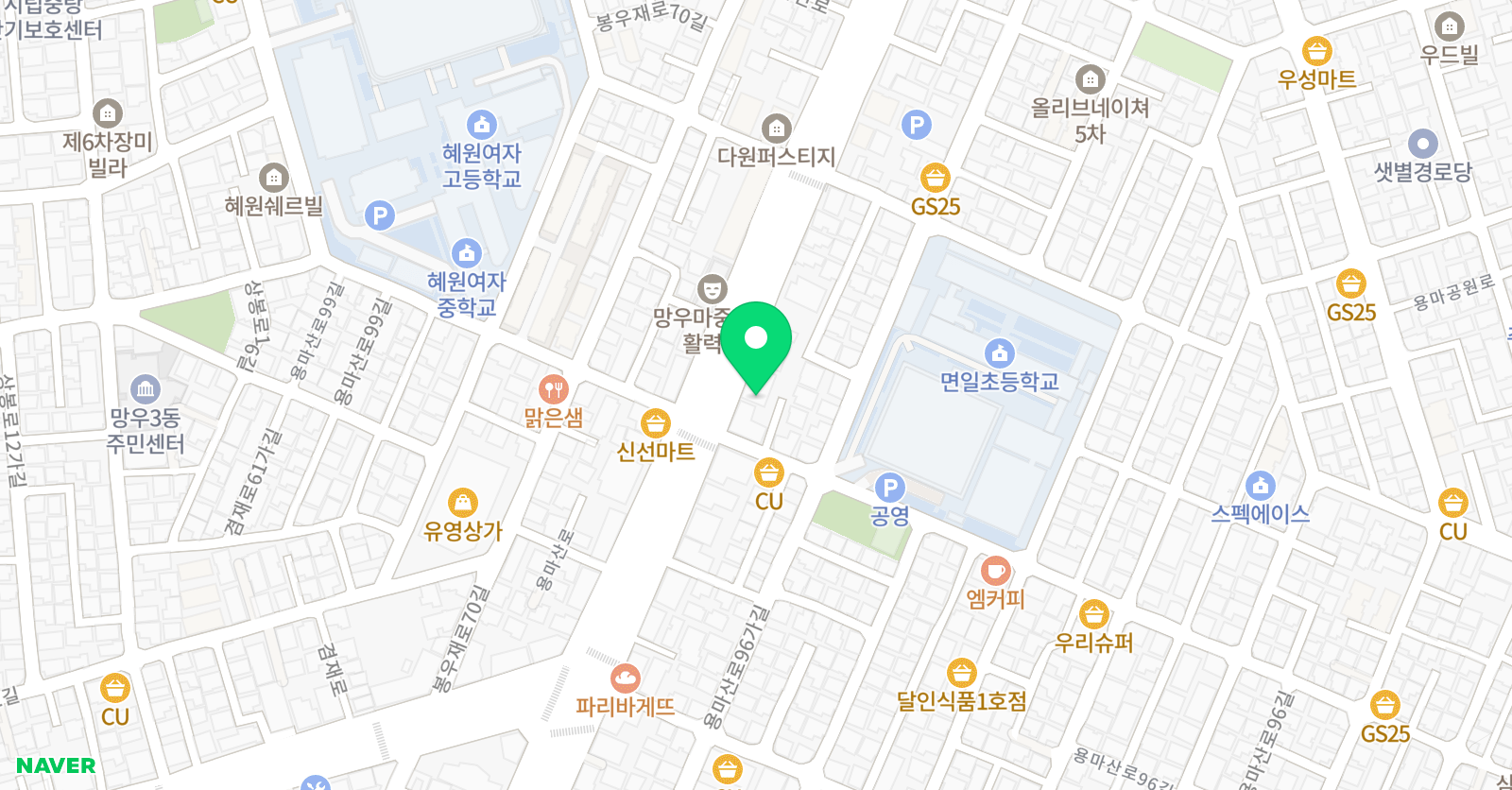 세빛 학원 위치