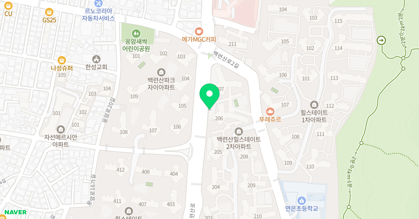 요리 수연산 채움 사고력 수학교습소 위치