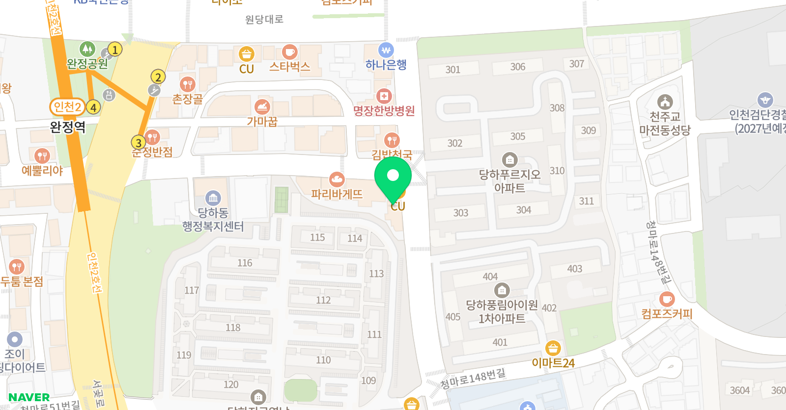 더샵 음악학원 위치