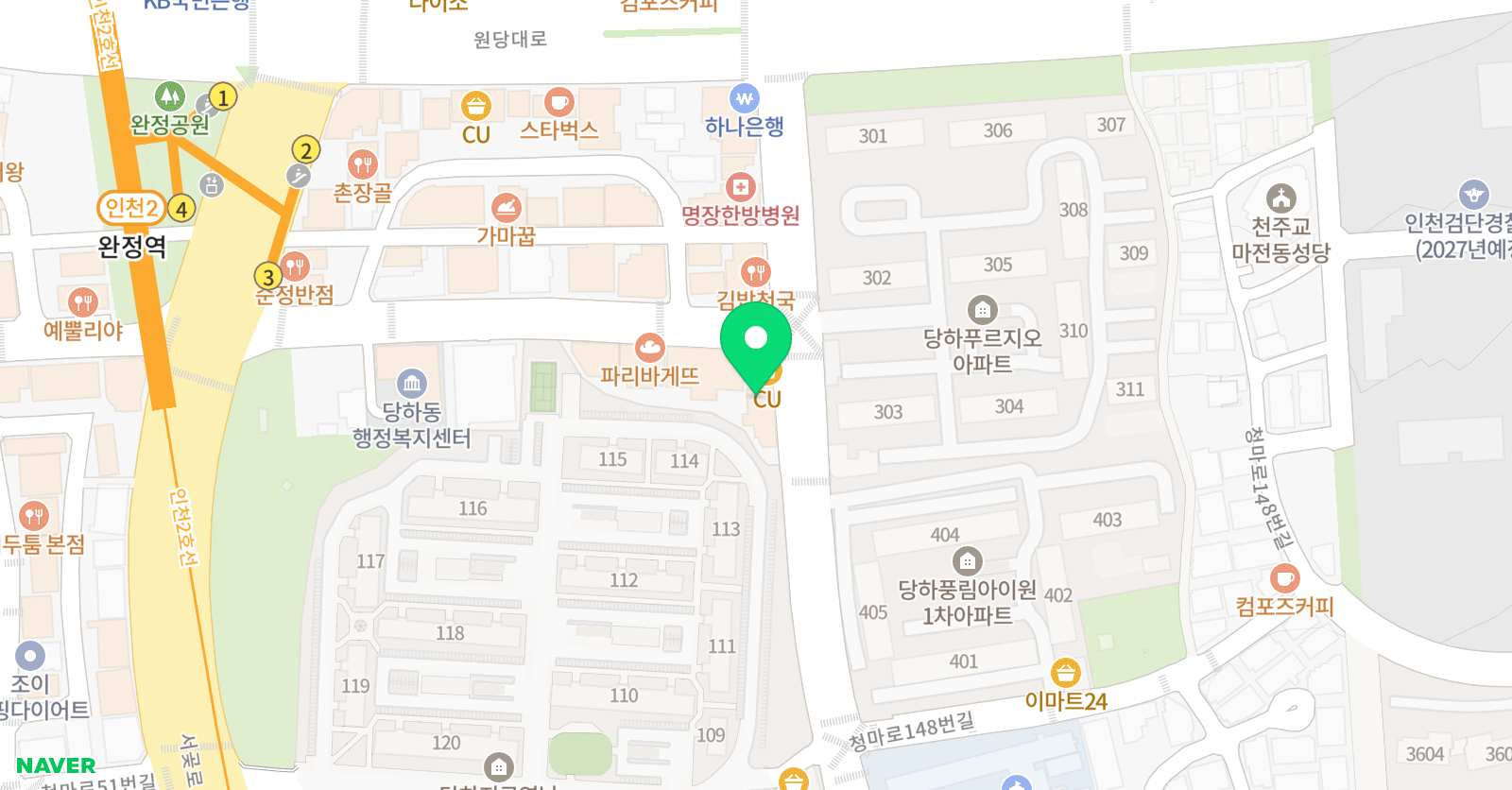 당하경희대 태권도 위치