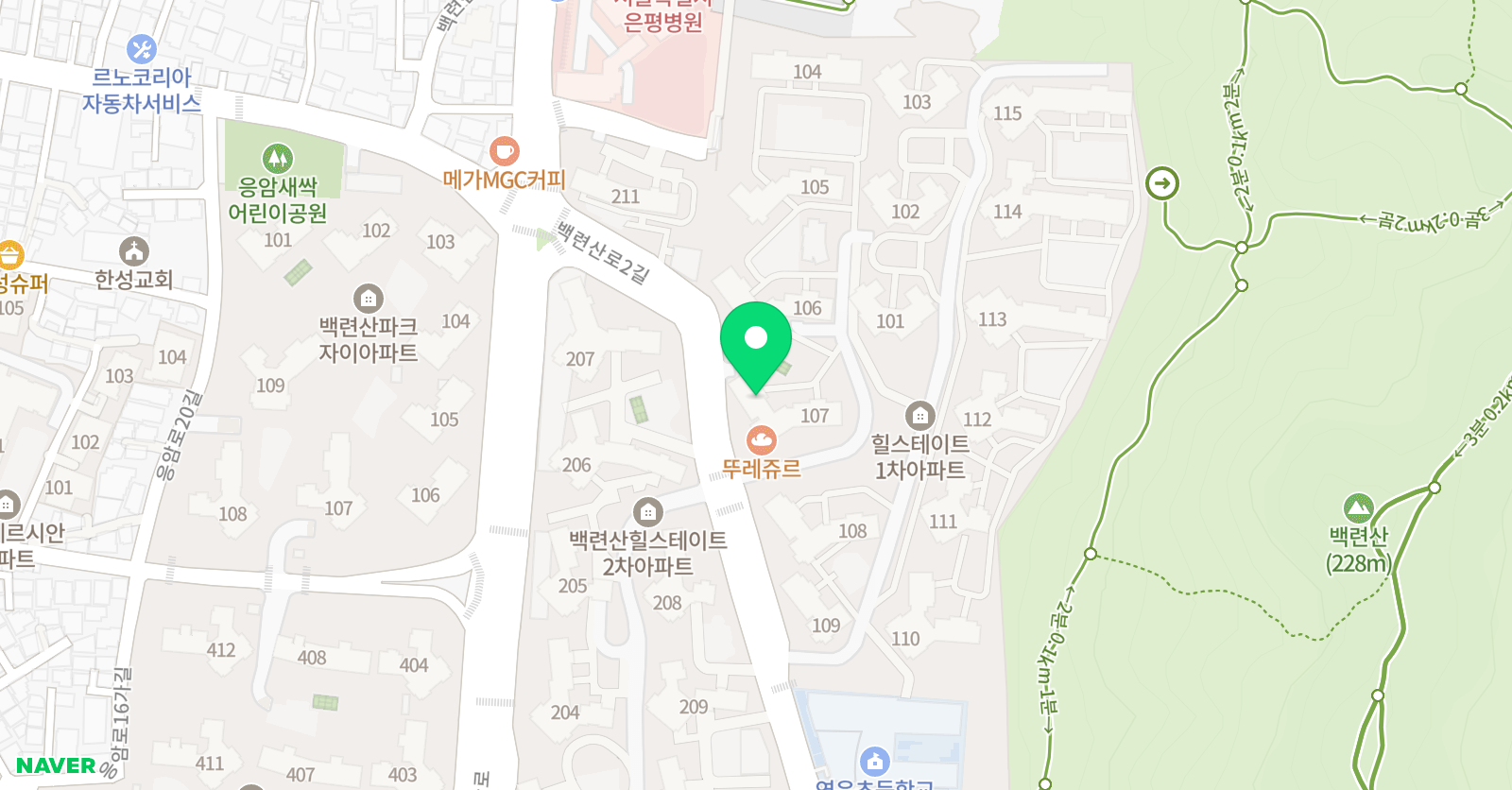 연은 태권도장 위치