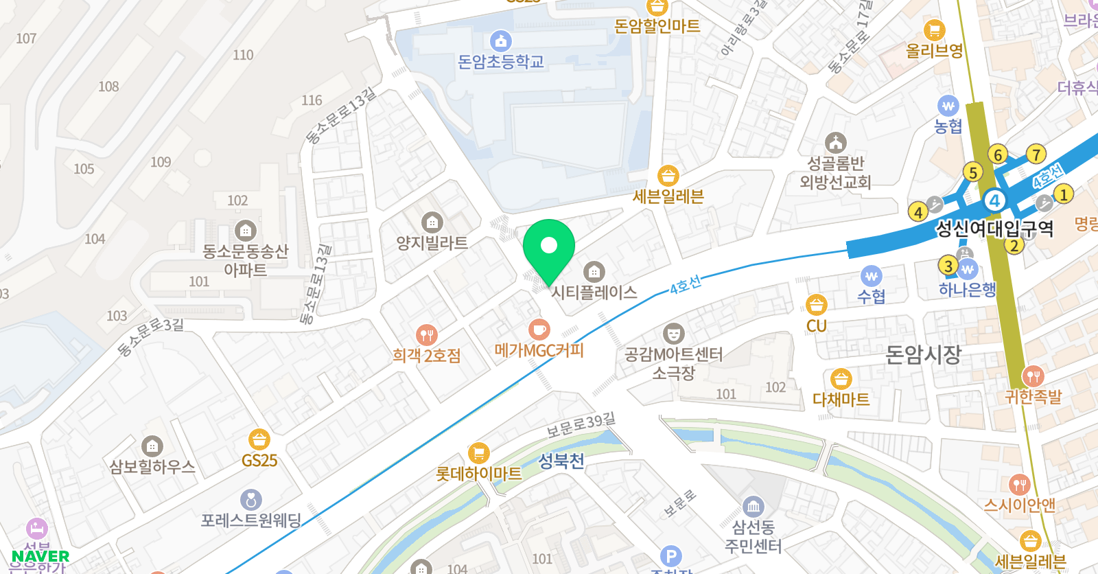 예명 음악학원 위치