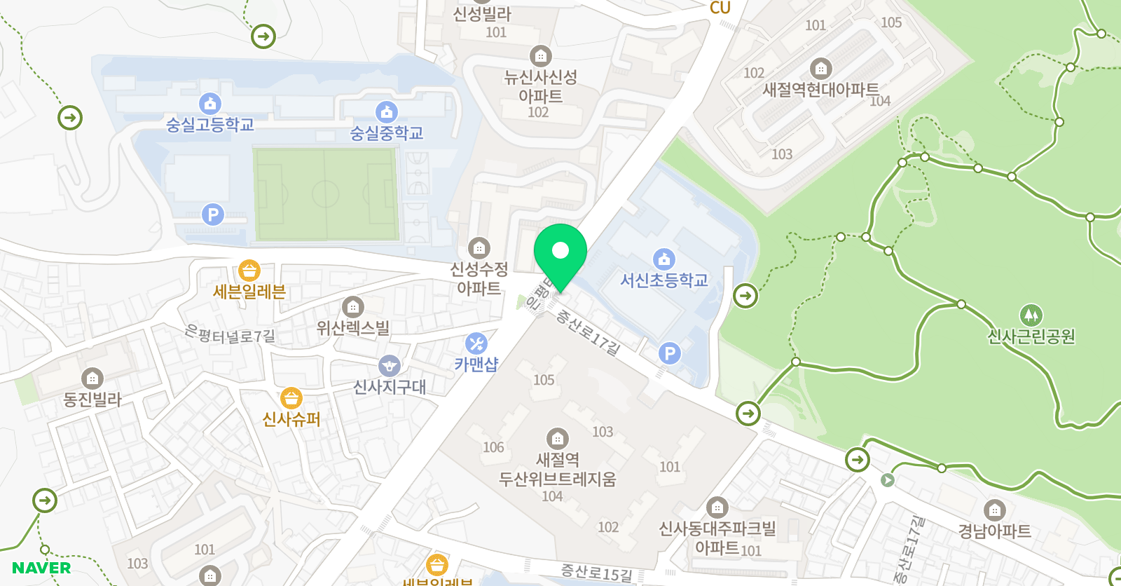 교원더퍼스트캠퍼스 은평신사학원 위치