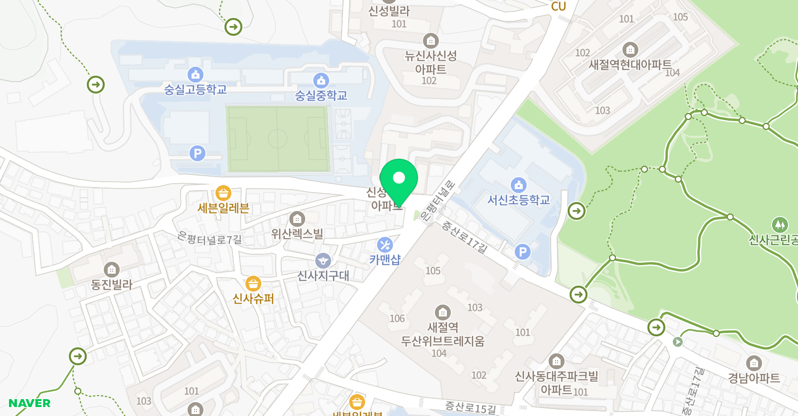 무한상승 학원 위치