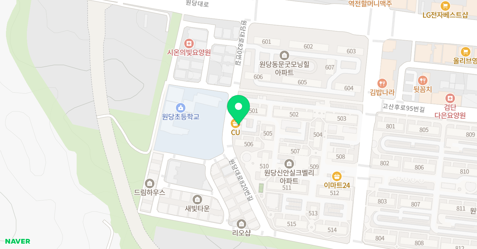 더홍익 미술학원 위치