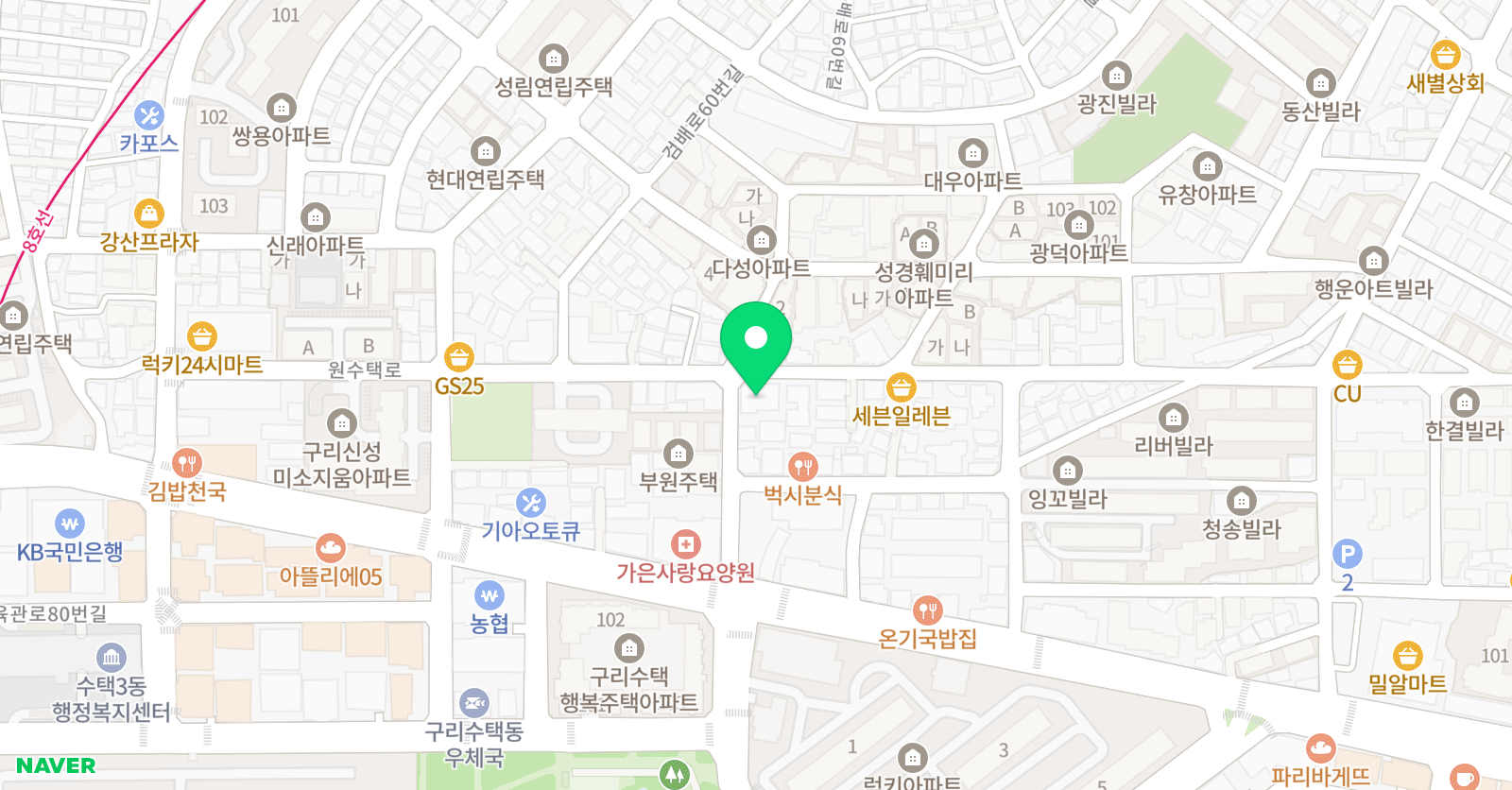 구리아이러브피아노 위치