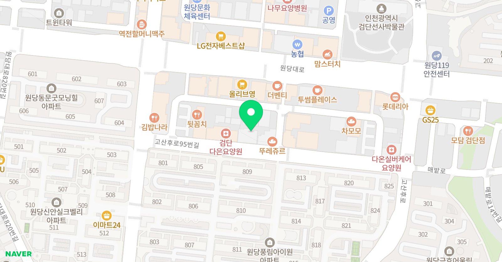 조이엠 학원 위치