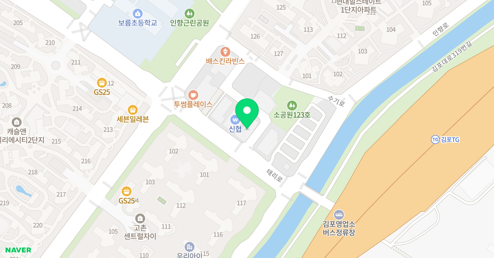 토흘 미술학원 위치