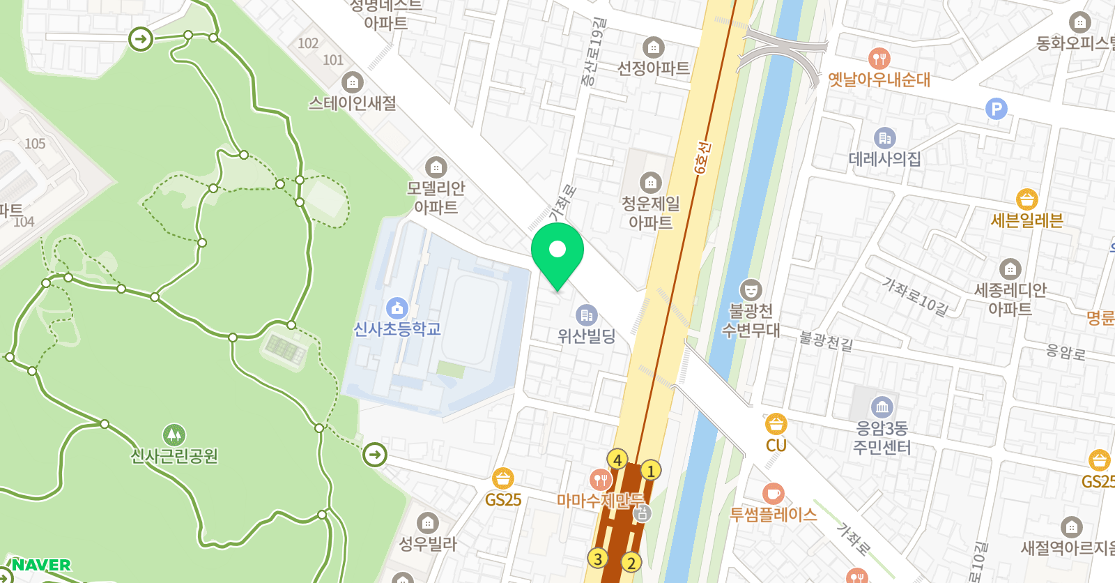 애린 음악학원 위치