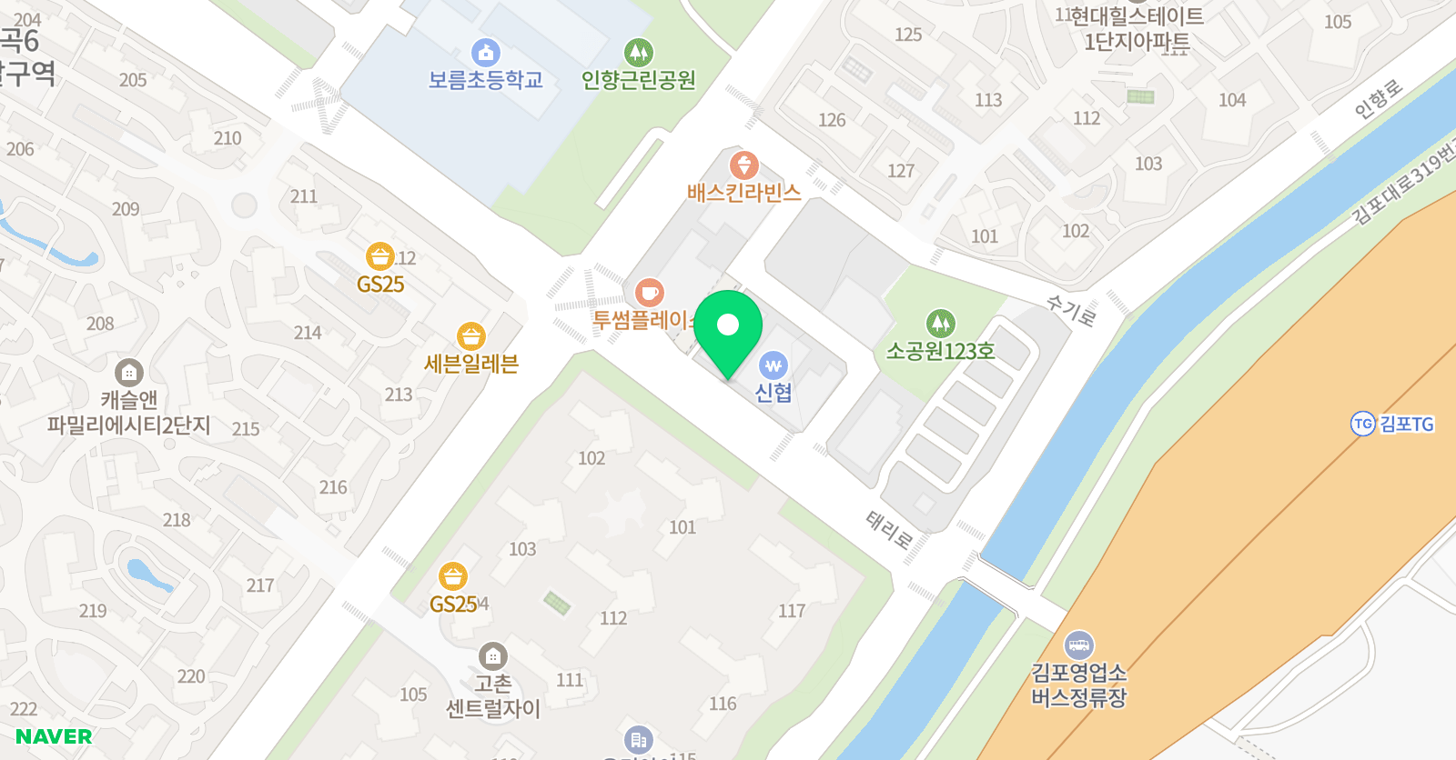 더시크릿영어학원 위치