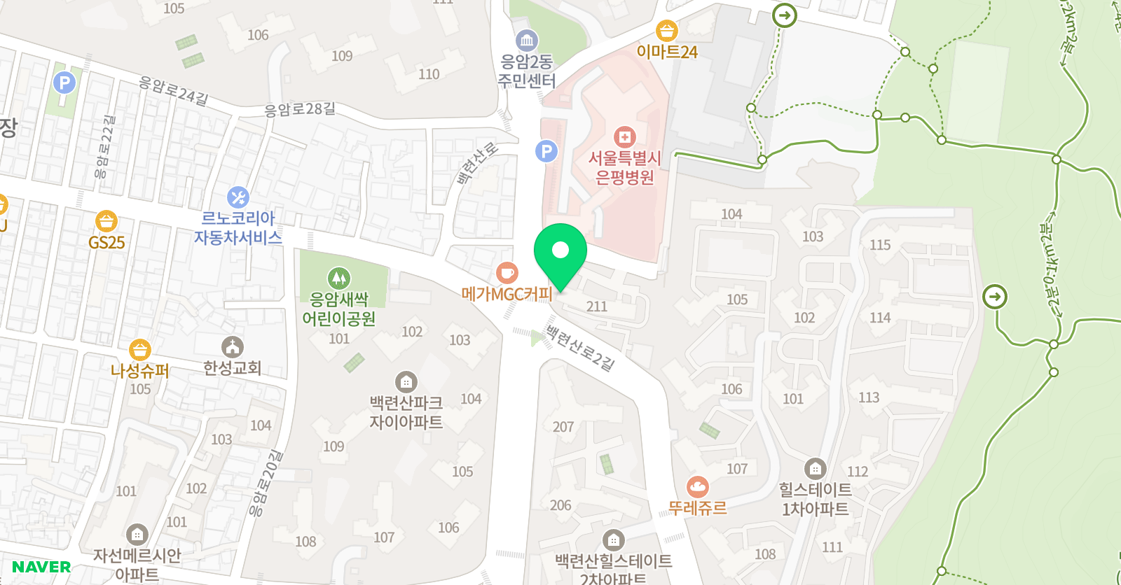 스마트해법수학 응암연은점 위치