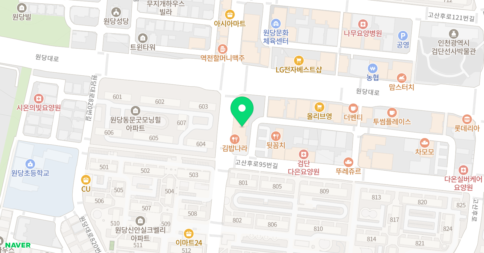 정선생 수학교습소 위치