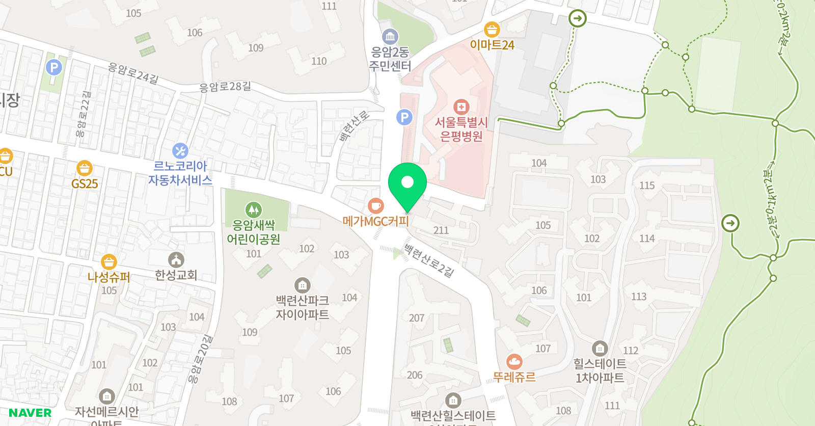 빨간펜 수학의달인 응암연은점 위치