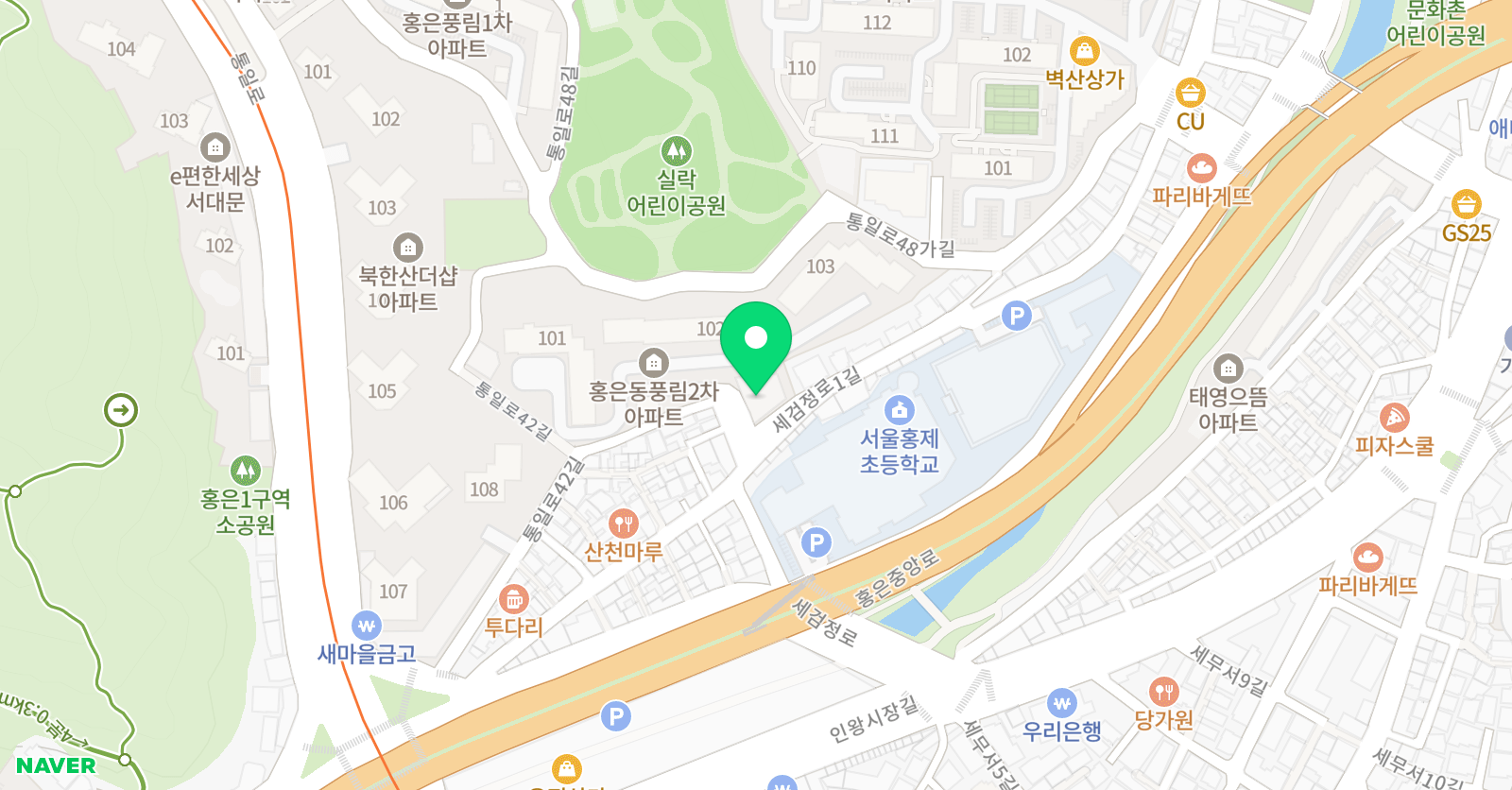 책통클럽 독서논술교습소 서대문구 1호점 위치