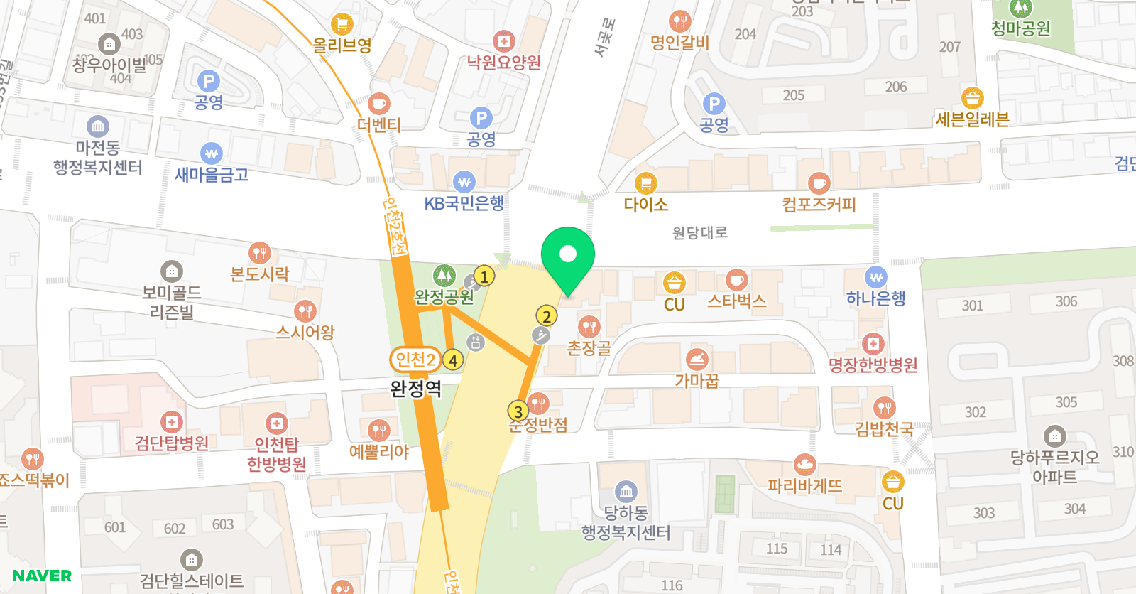 서구창조의아침 미술학원 위치