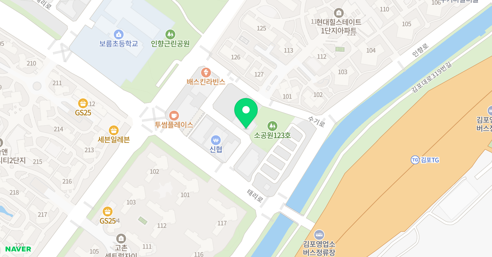 수쌤 영어학원 위치