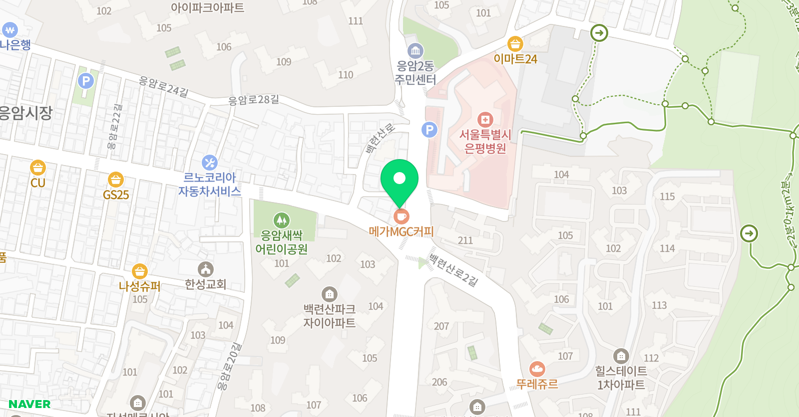 명성 체육관 응암점 위치