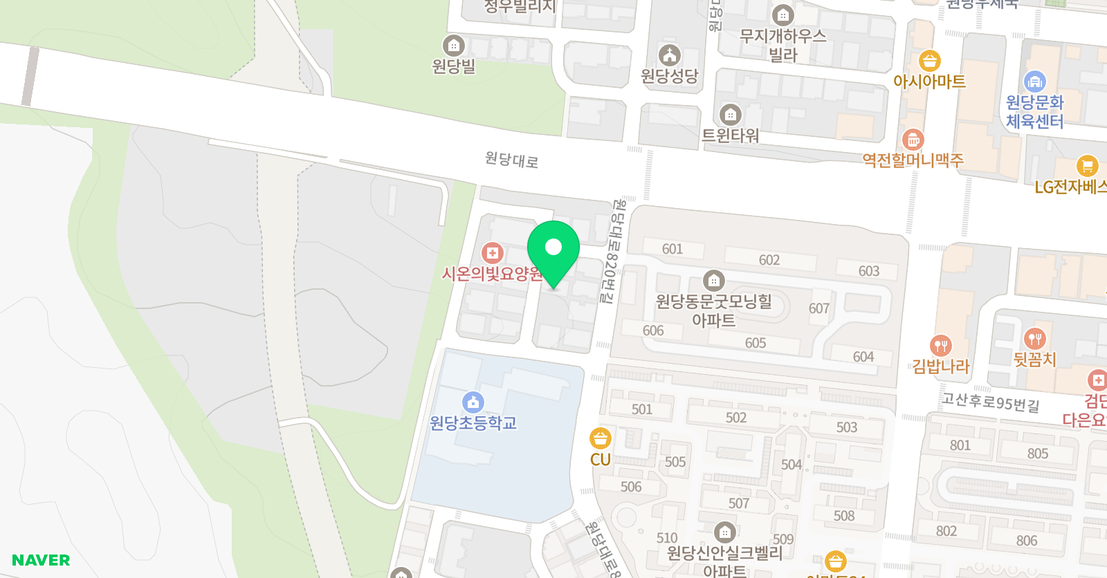 학교옆 공부방 위치