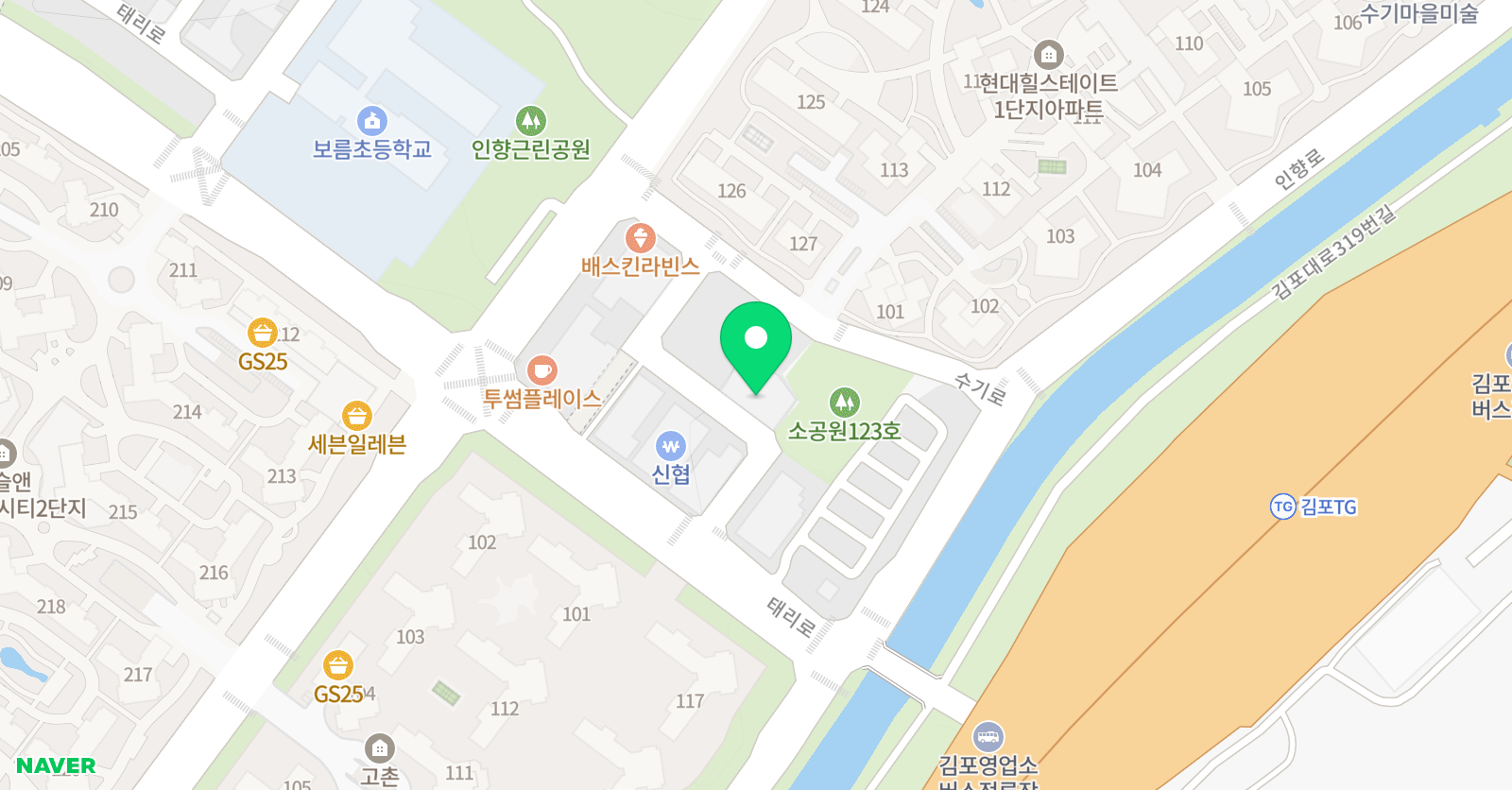심우성과학 고촌관 위치