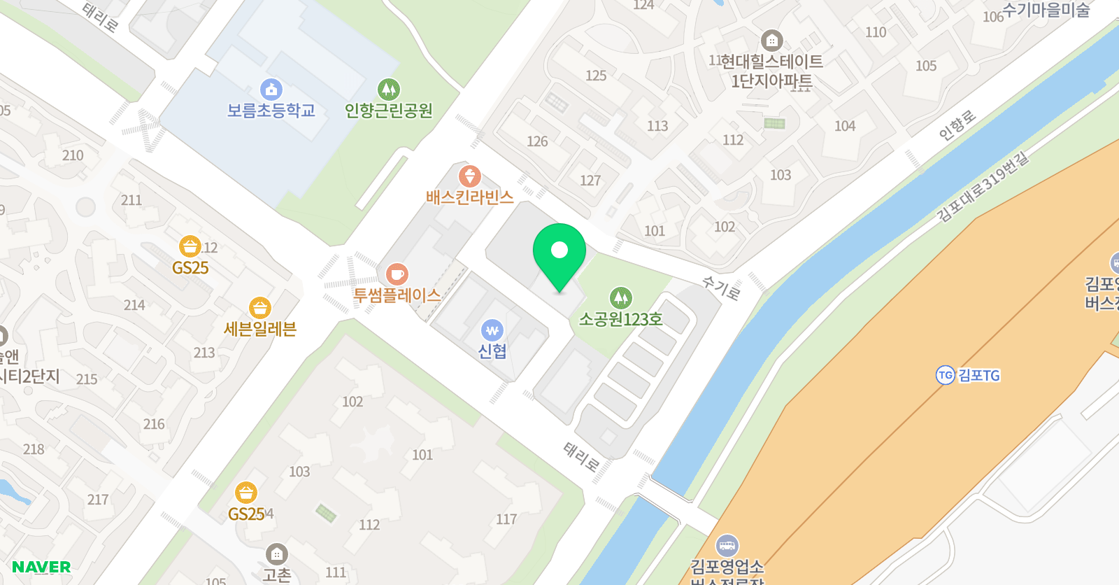 리얼 영어학원 위치