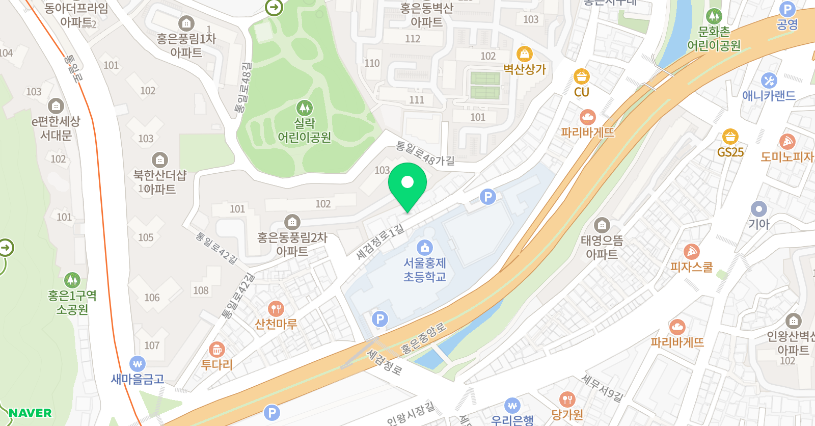 토론하는아이들 홍제GLE센터 위치