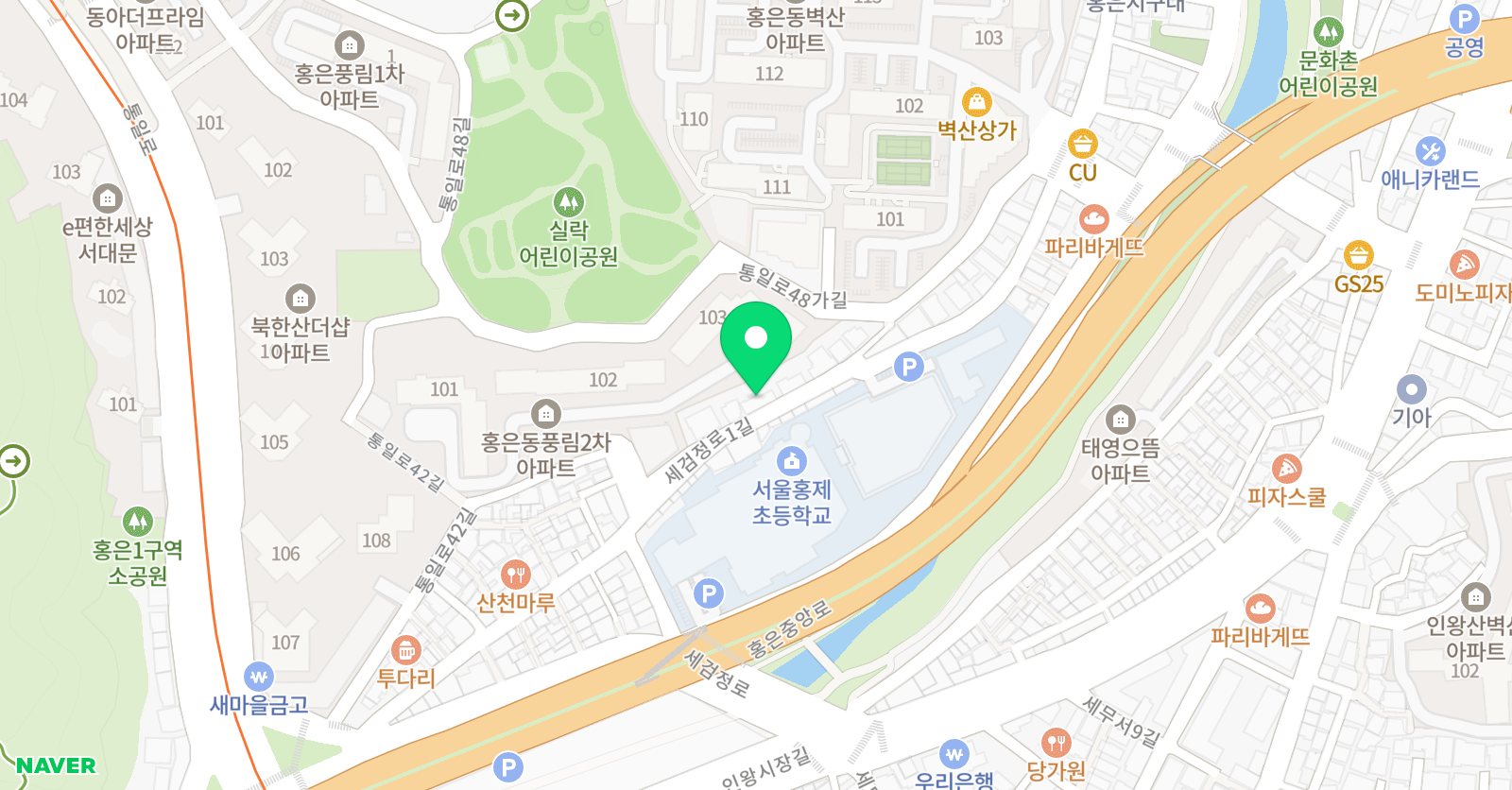 삼성 영어 타임 수학 고려 학원 위치