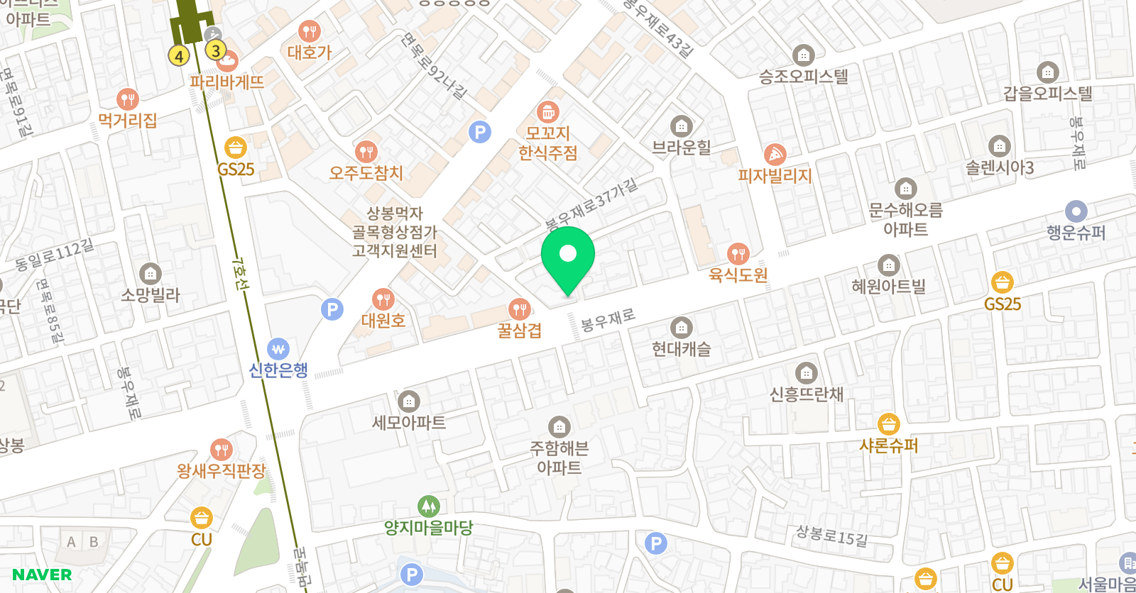 맹호 태권도 위치