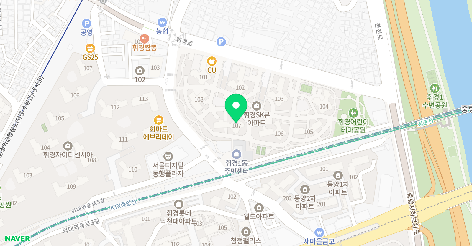 아소비 서울휘경SK뷰점 위치