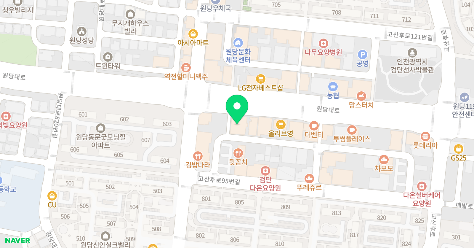 양우 언어논술 학원 위치