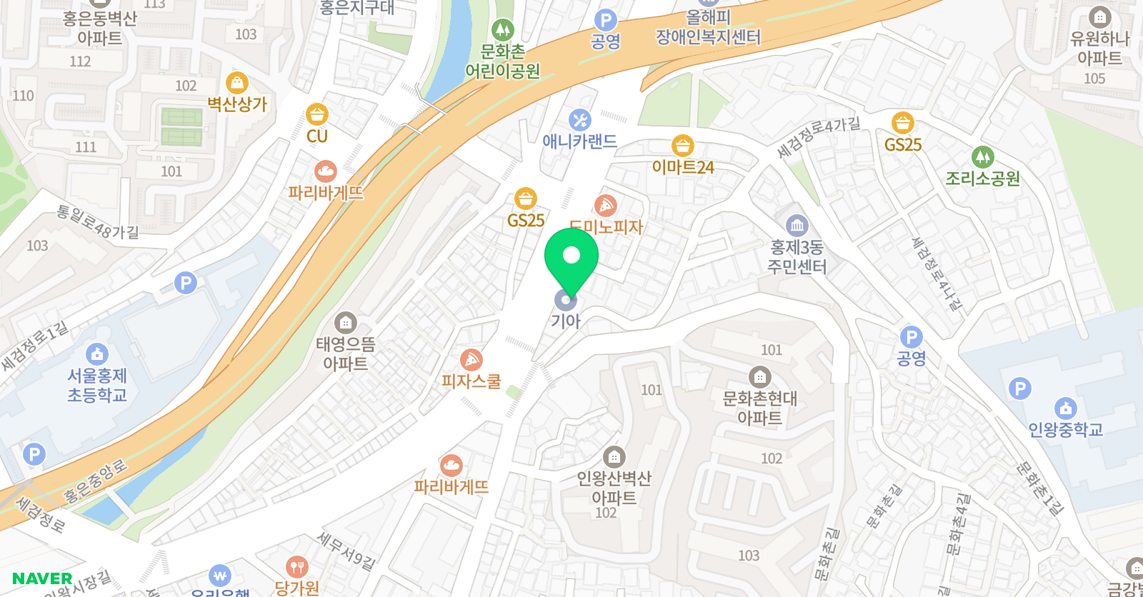 이지 수학학원 위치