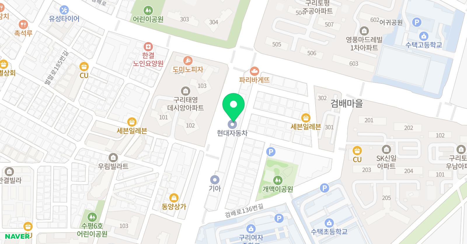 하이브릿지학원 위치