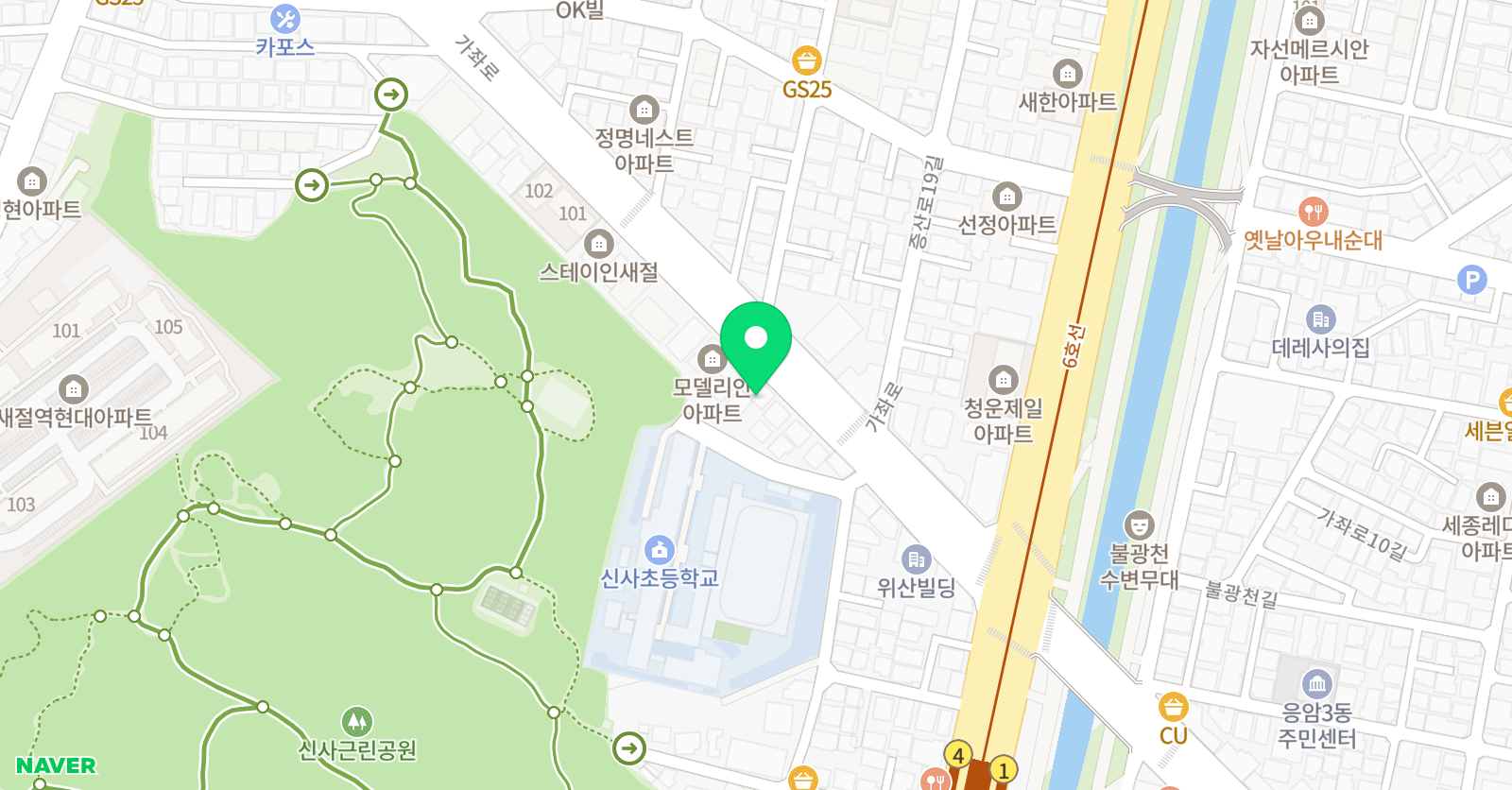 피아노멘토 음악학원 위치