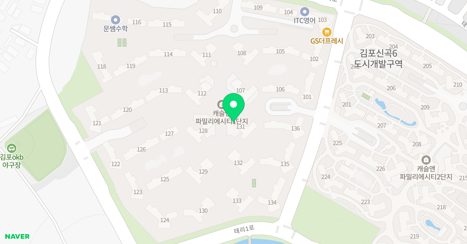 플레이팩토캐슬앤파밀리에131동 점 위치