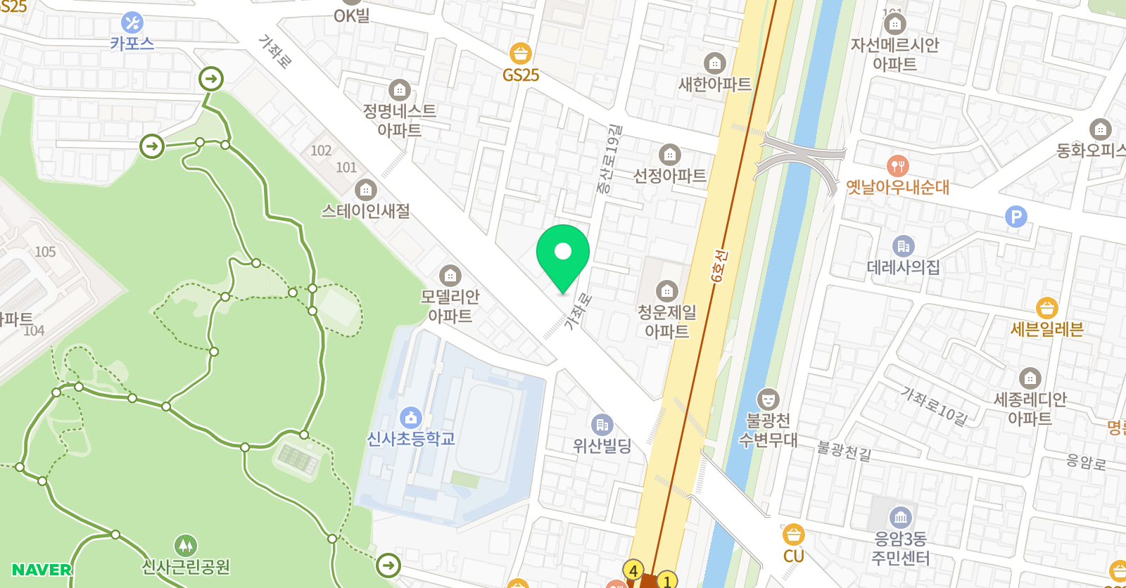 잼콩 음악학원 위치