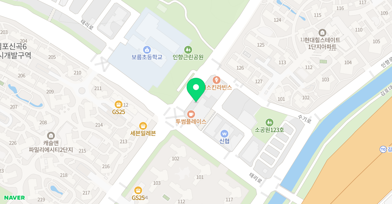조재규 수학학원 위치