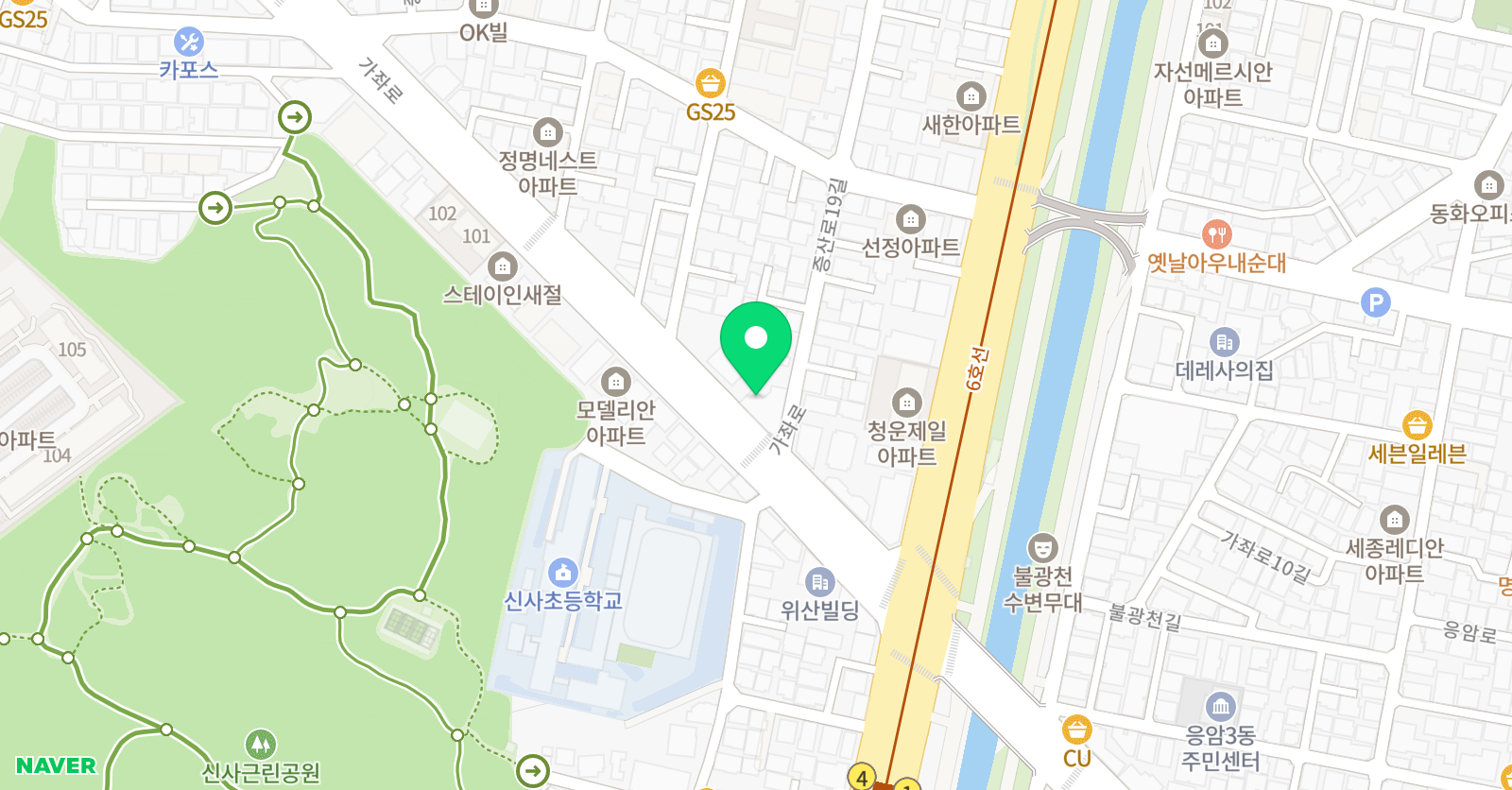 윤선생 영어숲 은평신사 위치