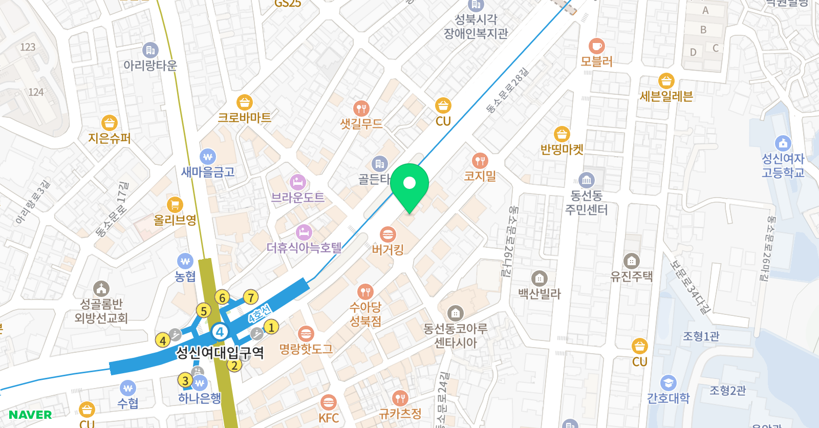 하얀나무 미술학원 위치