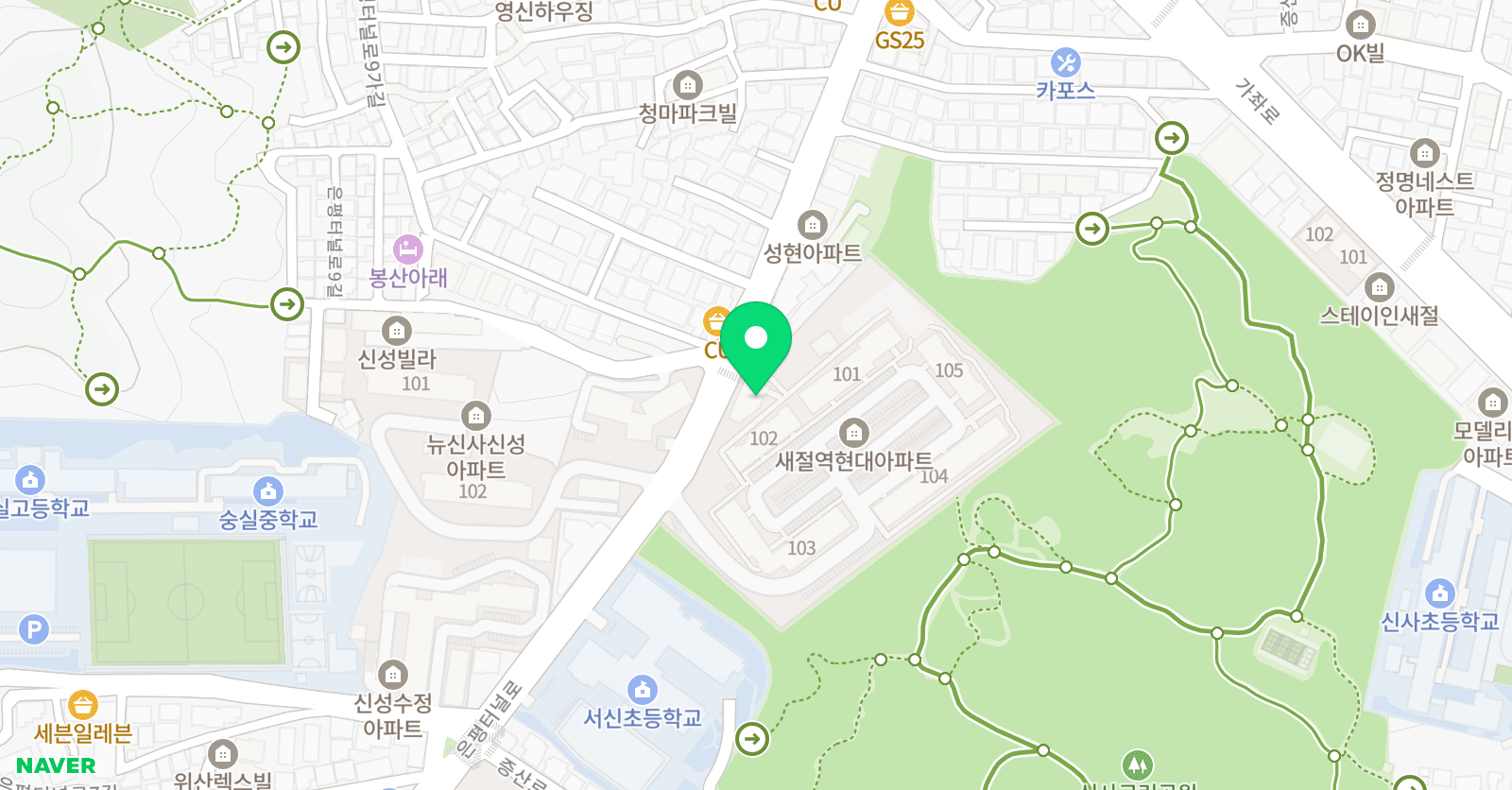 영미 수학교습소 위치