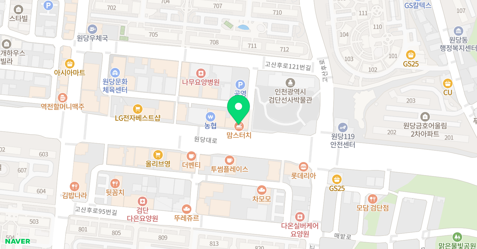KES 수학전문학원 위치