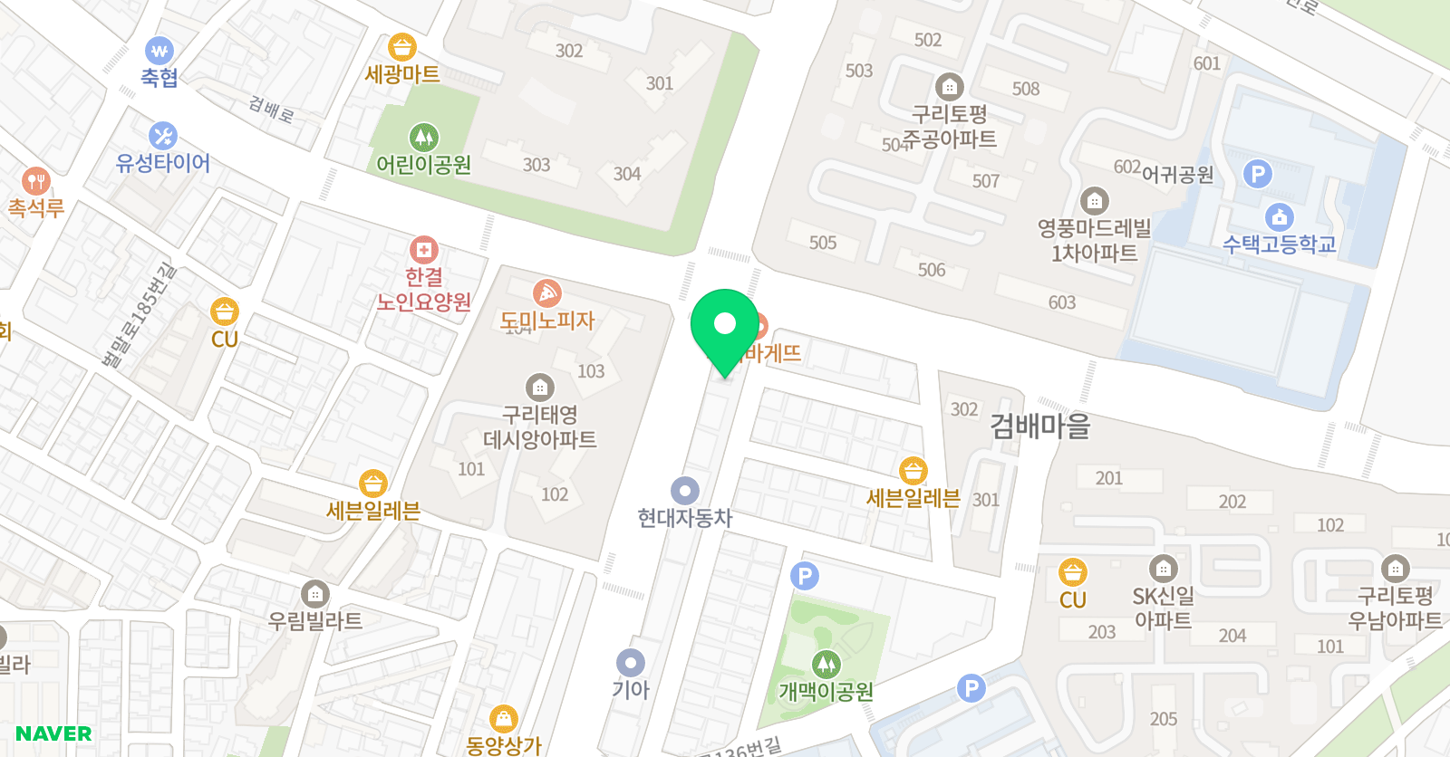 윤 수학학원 위치