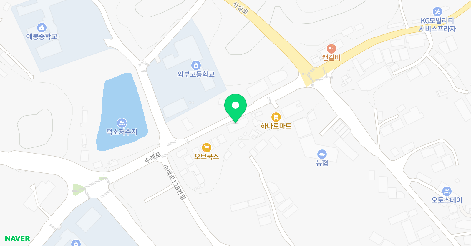 덕소 큐이엠 효자학원 위치