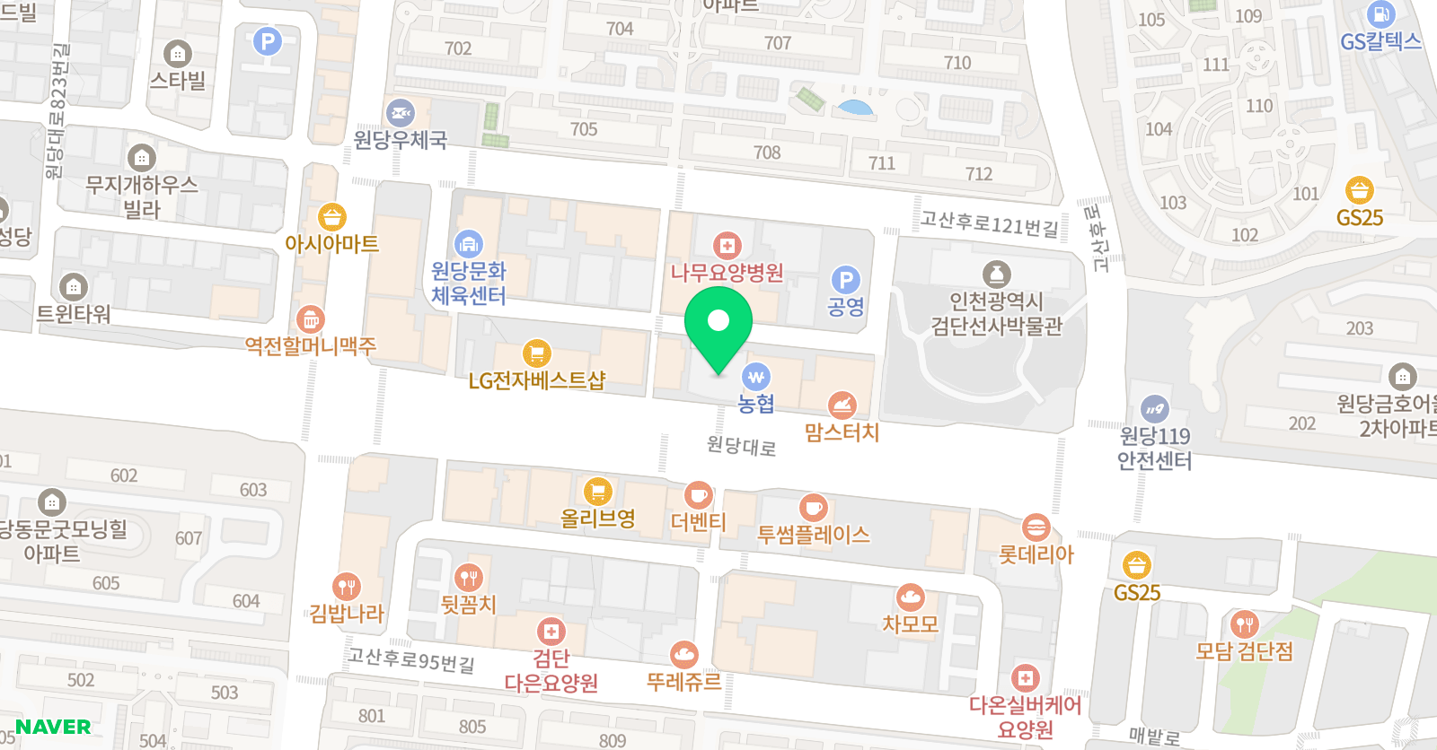 라이튼 수학영어학원 위치